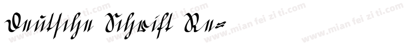 Deutsche Schrift Re字体转换